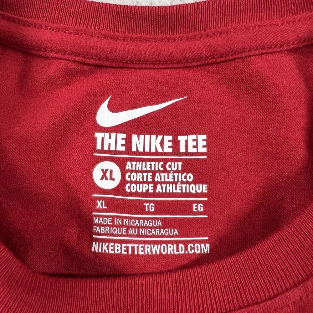 NIKE TEE MLB LOS ANGELES ANGELS PUJOLS 3000th HIT RED GRAPHIC‎ T-SHIRT XL NWT